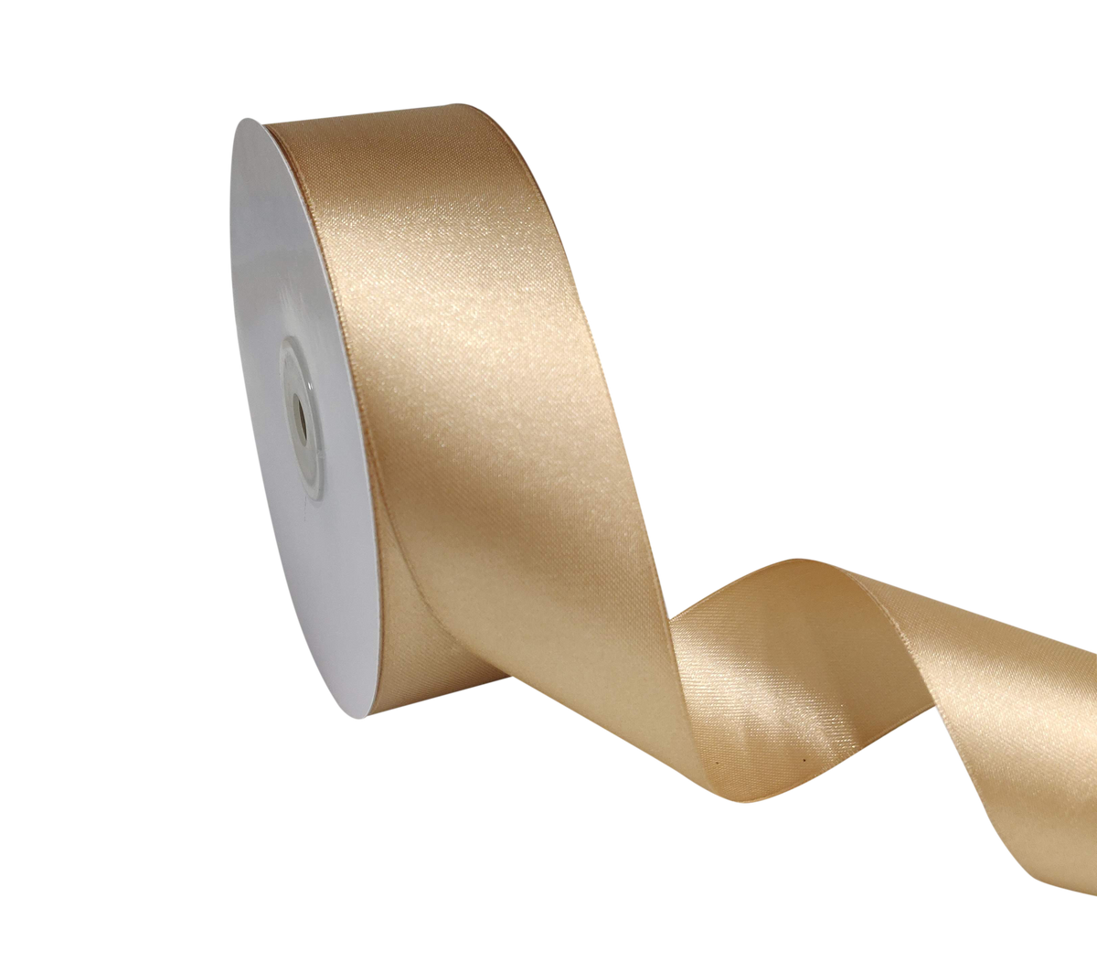 Gold Satin Ribbon 16mm 5/8 Double Faced Golden Satin Ribbon Thin