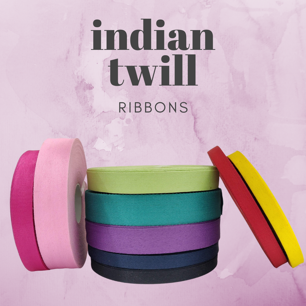 INDIAN TWILL RIBBONS