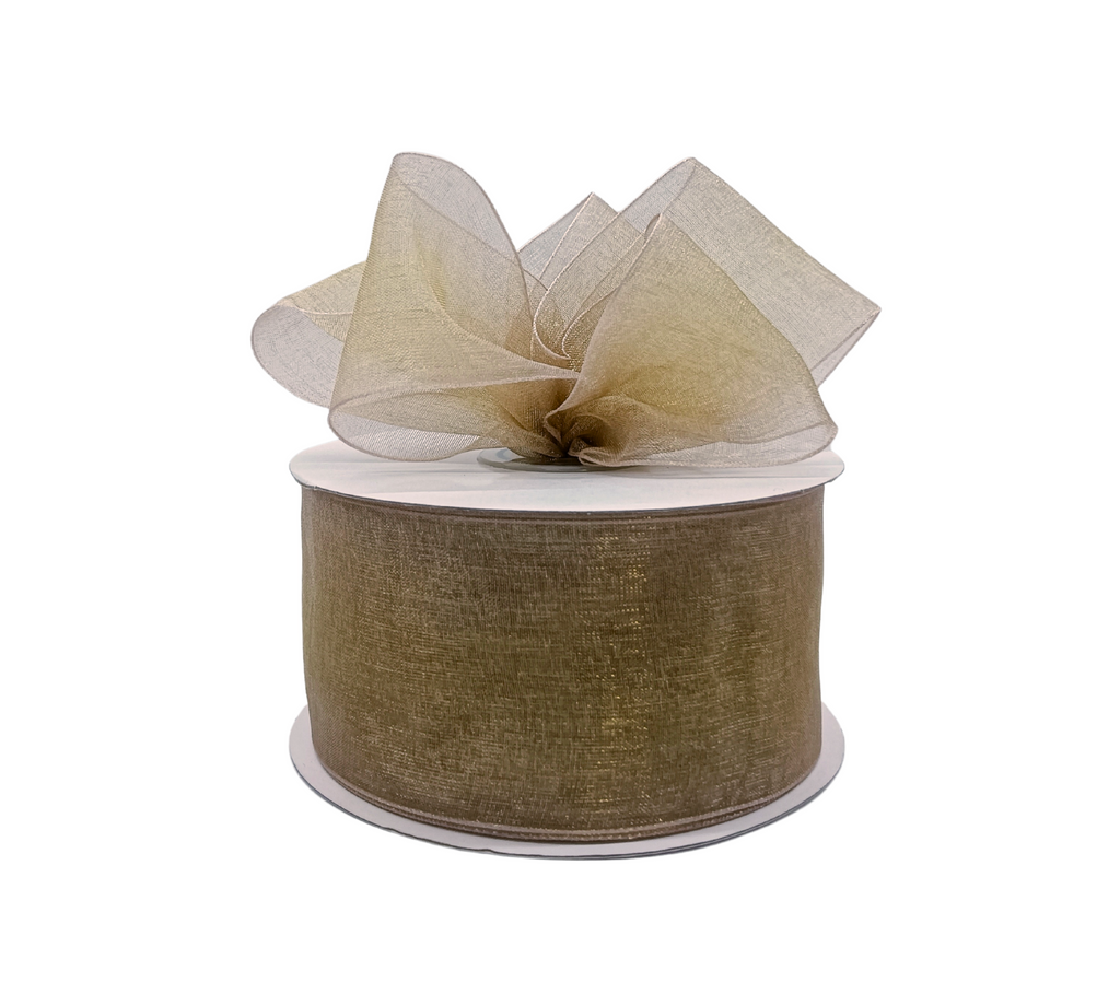 GOLD PREMIUM ORGANZA RIBBON (50MM | 45MTR)