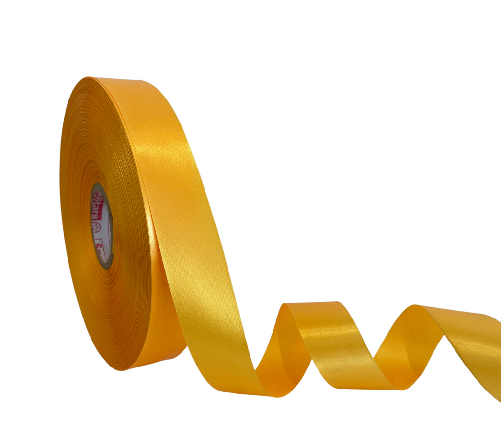 YELLOW CLASSIC SATIN RIBBON (25MM | 170MTR)