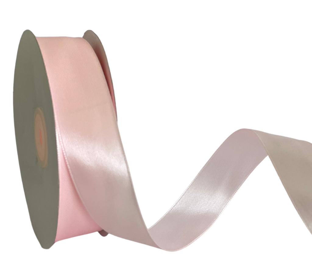 PALE PINK LUXE SATIN RIBBON (25MM | 45MTR)