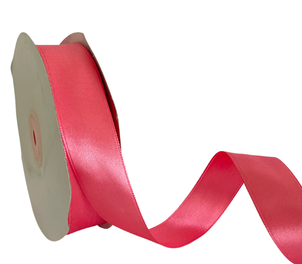 ROSE PINK LUXE SATIN RIBBON (25MM | 45MTR)