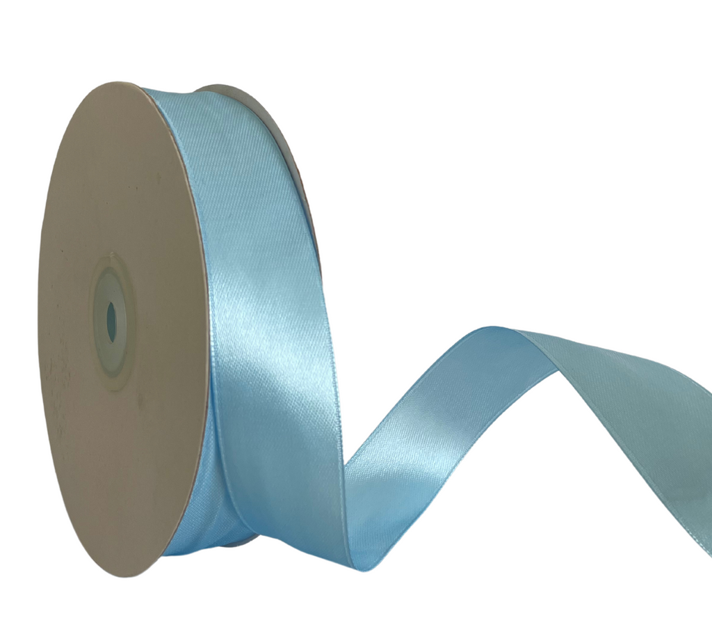 BABY BLUE LUXE SATIN RIBBON (25MM | 45MTR)
