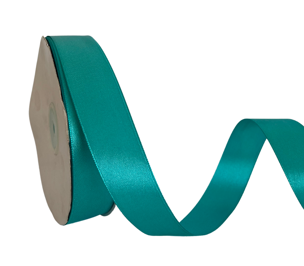 TURQUOISE LUXE SATIN RIBBON (25MM | 45MTR)