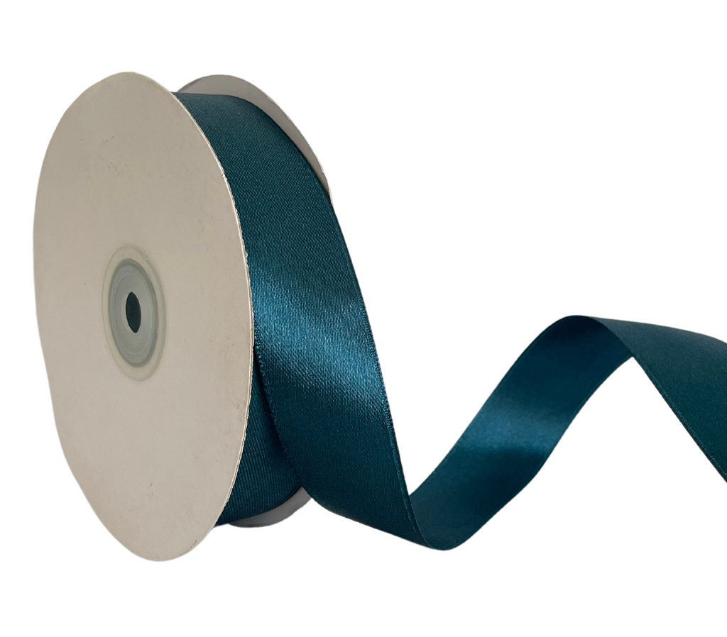 TEAL LUXE SATIN RIBBON (25MM | 45MTR)