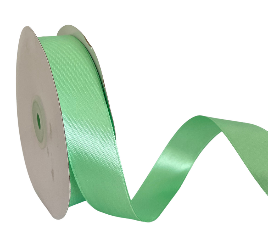 PASTEL GREEN LUXE SATIN RIBBON (25MM | 45MTR)