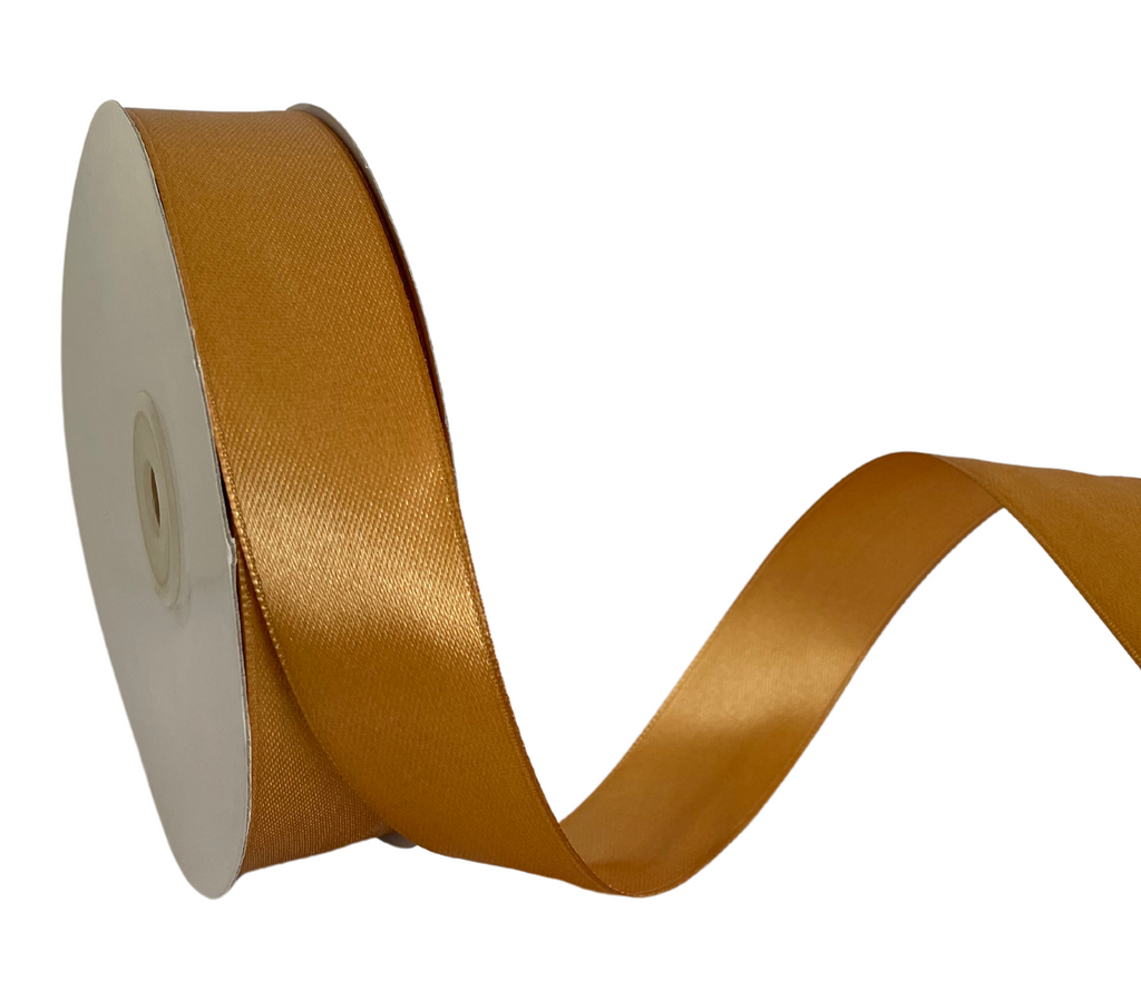 BRIGHT GOLD LUXE SATIN RIBBON (25MM | 45MTR)