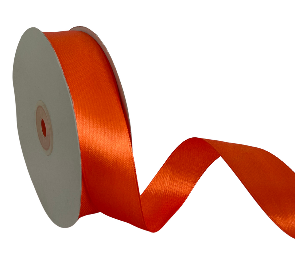 ORANGE LUXE SATIN RIBBON (25MM | 45MTR)