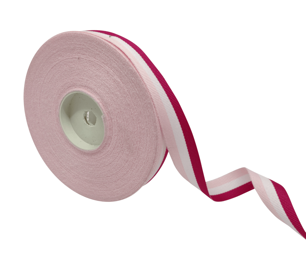 PINK STRIPES RIBBON (15 MM)