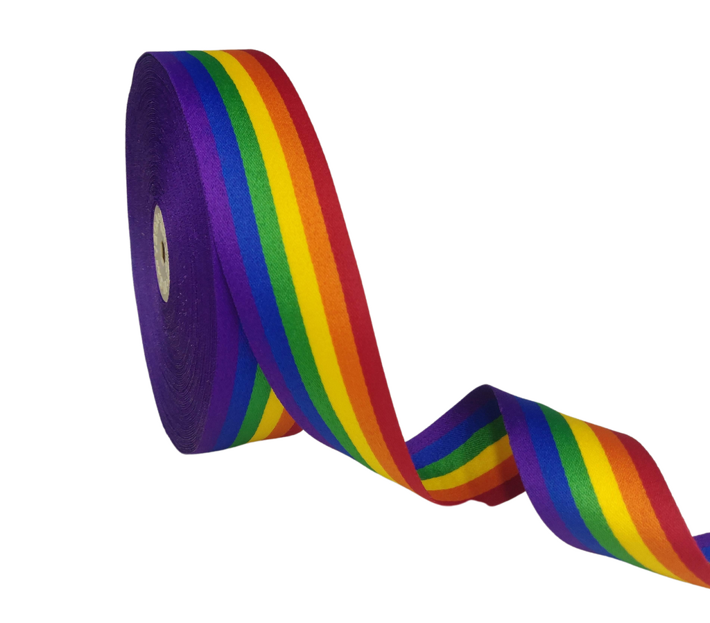 RAINBOW STRIPES RIBBON (38 MM)