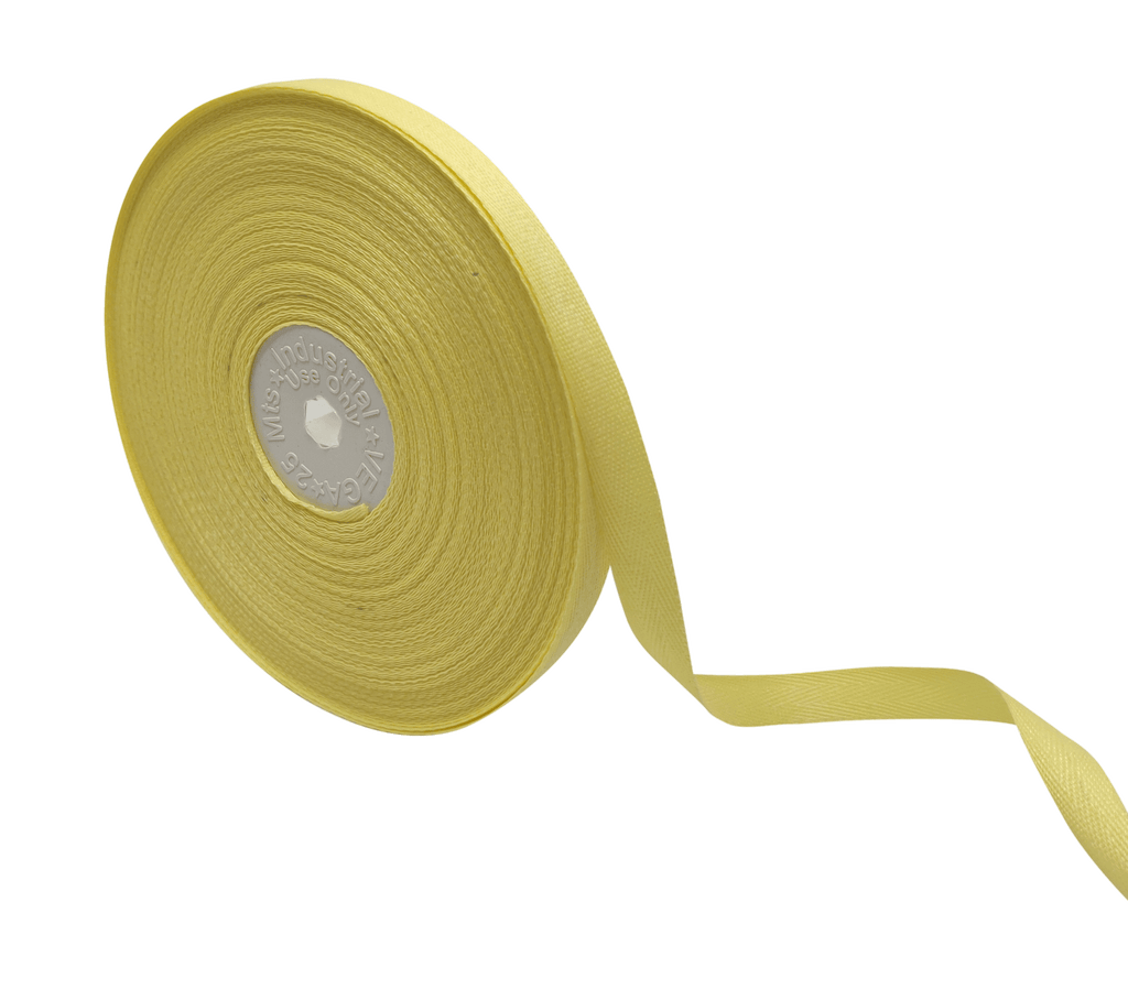 LEMON YELLOW VEDA TWILL RIBBON (10MM | 25MTR)