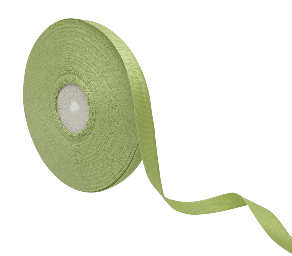 PASTEL GREEN VEDA TWILL RIBBON (10MM | 25MTR)