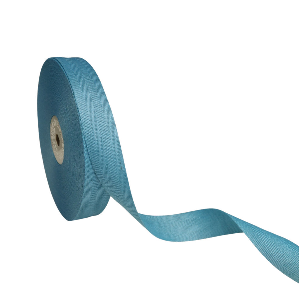 BABY BLUE VEDA TWILL RIBBON (20MM | 25MTR)