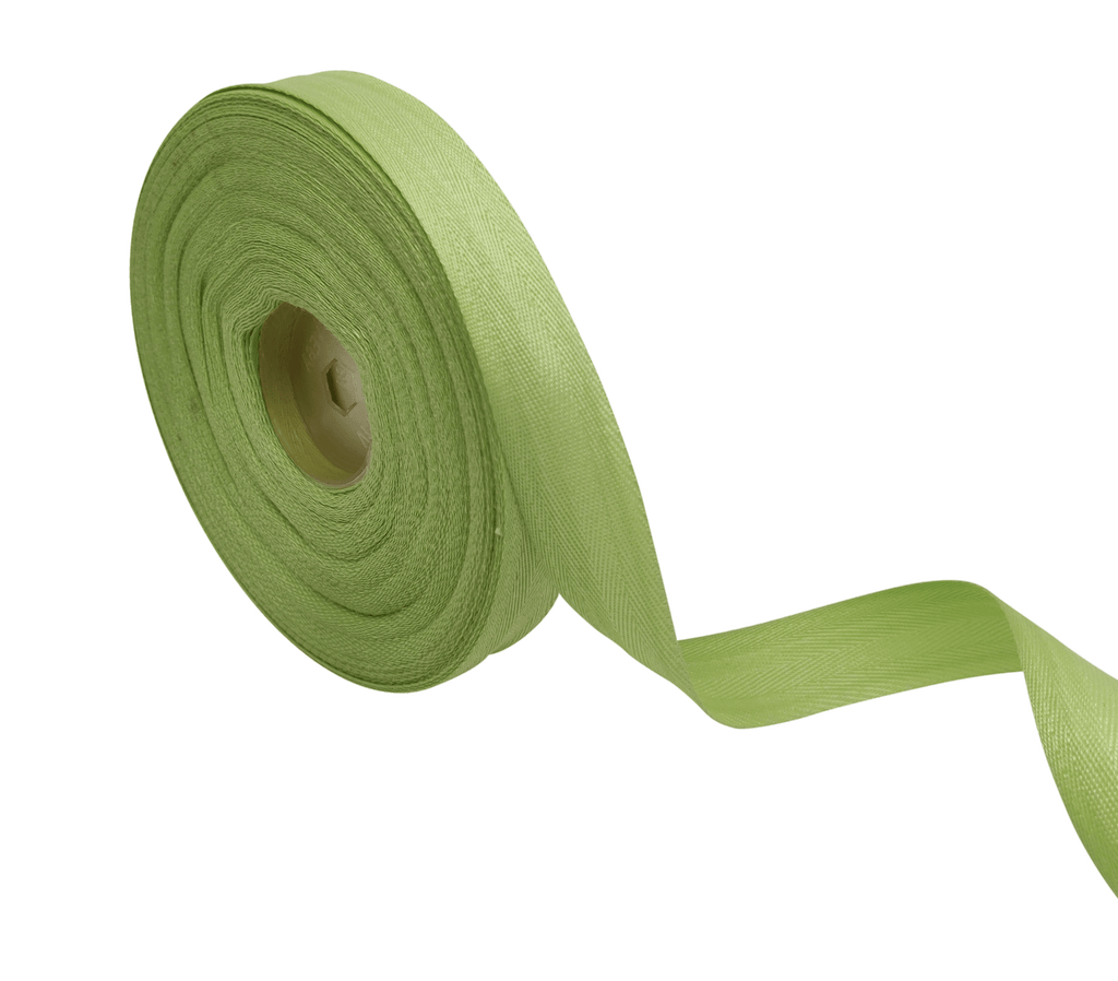 PASTEL GREEN VEDA TWILL RIBBON (25MM | 25MTR)