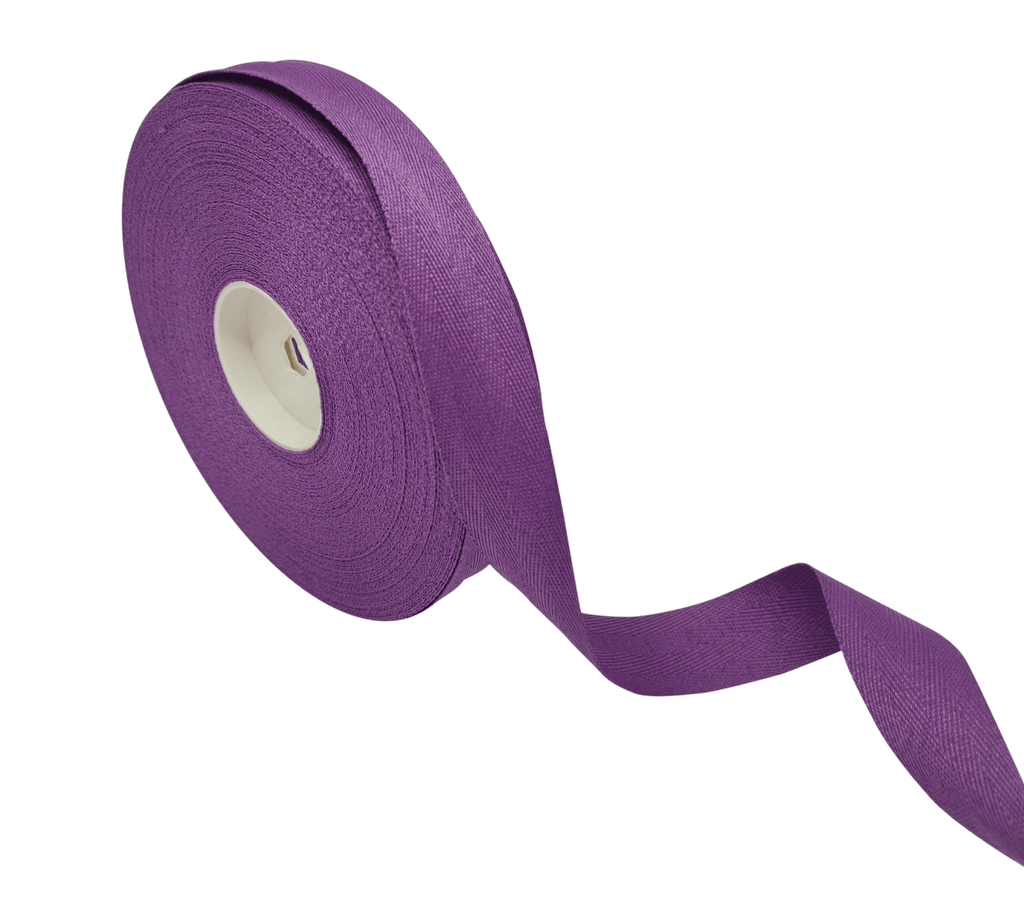 PURPLE VEDA TWILL RIBBON (25MM | 25MTR)