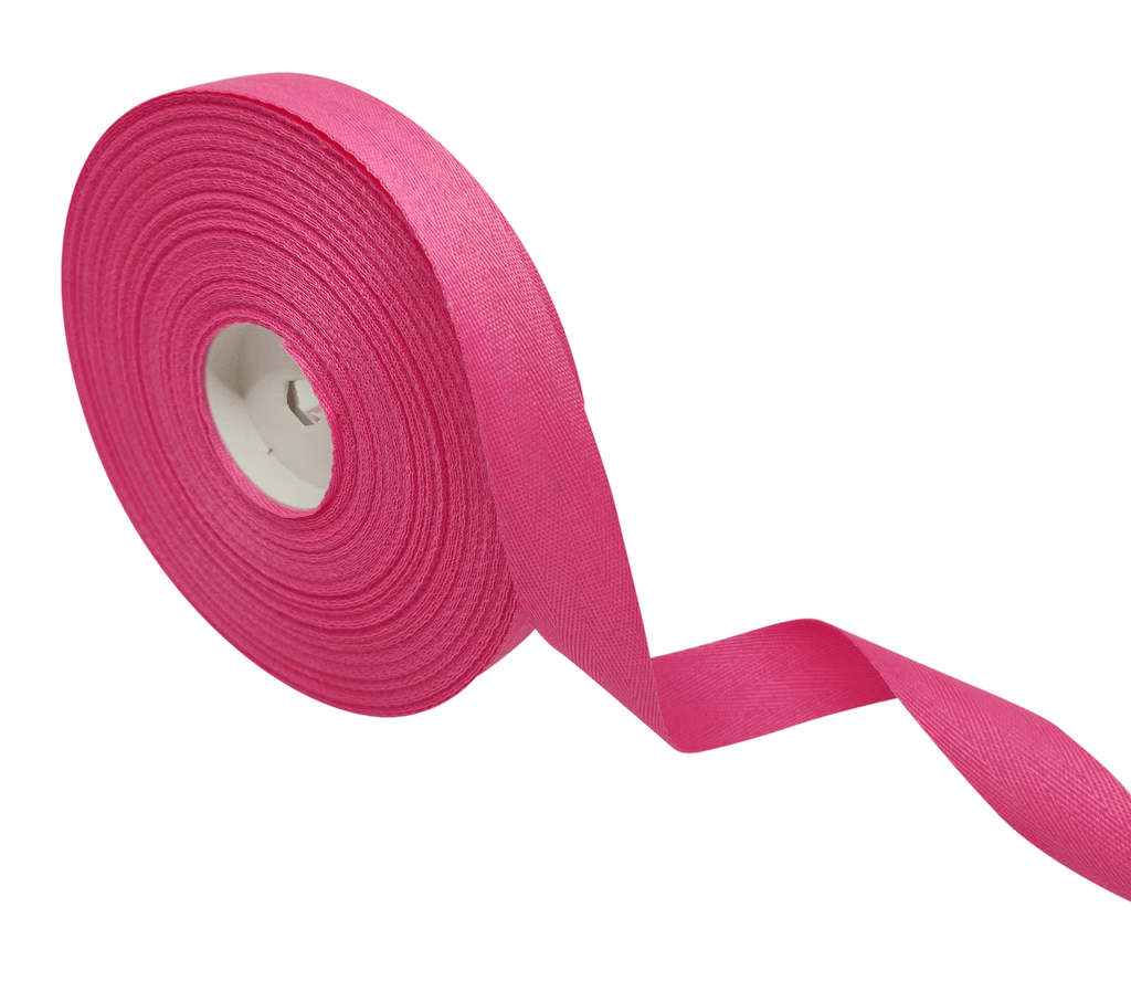 HOT PINK VEDA TWILL RIBBON (25MM | 25MTR)