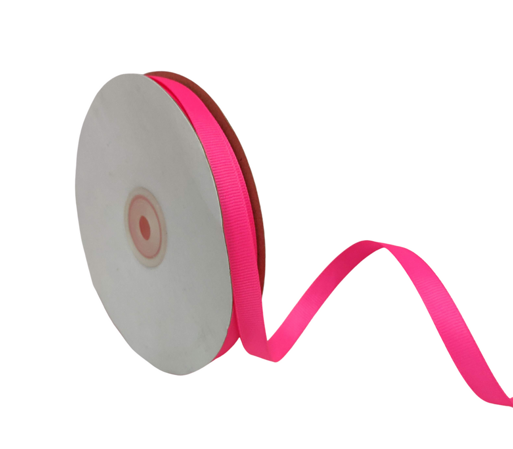 NEON PINK PRIMO GROSGRAIN RIBBON (10MM | 45MTR)