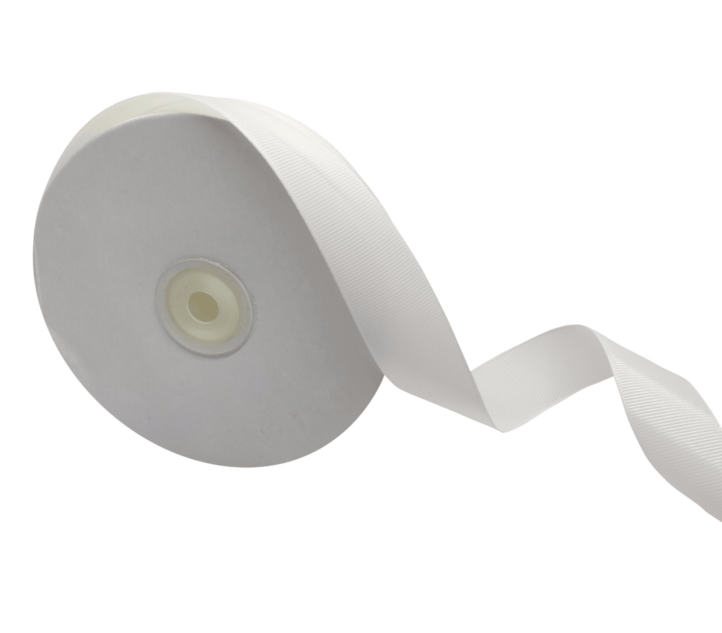 IVORY PRIMO GROSGRAIN RIBBON (25MM | 45MTR)