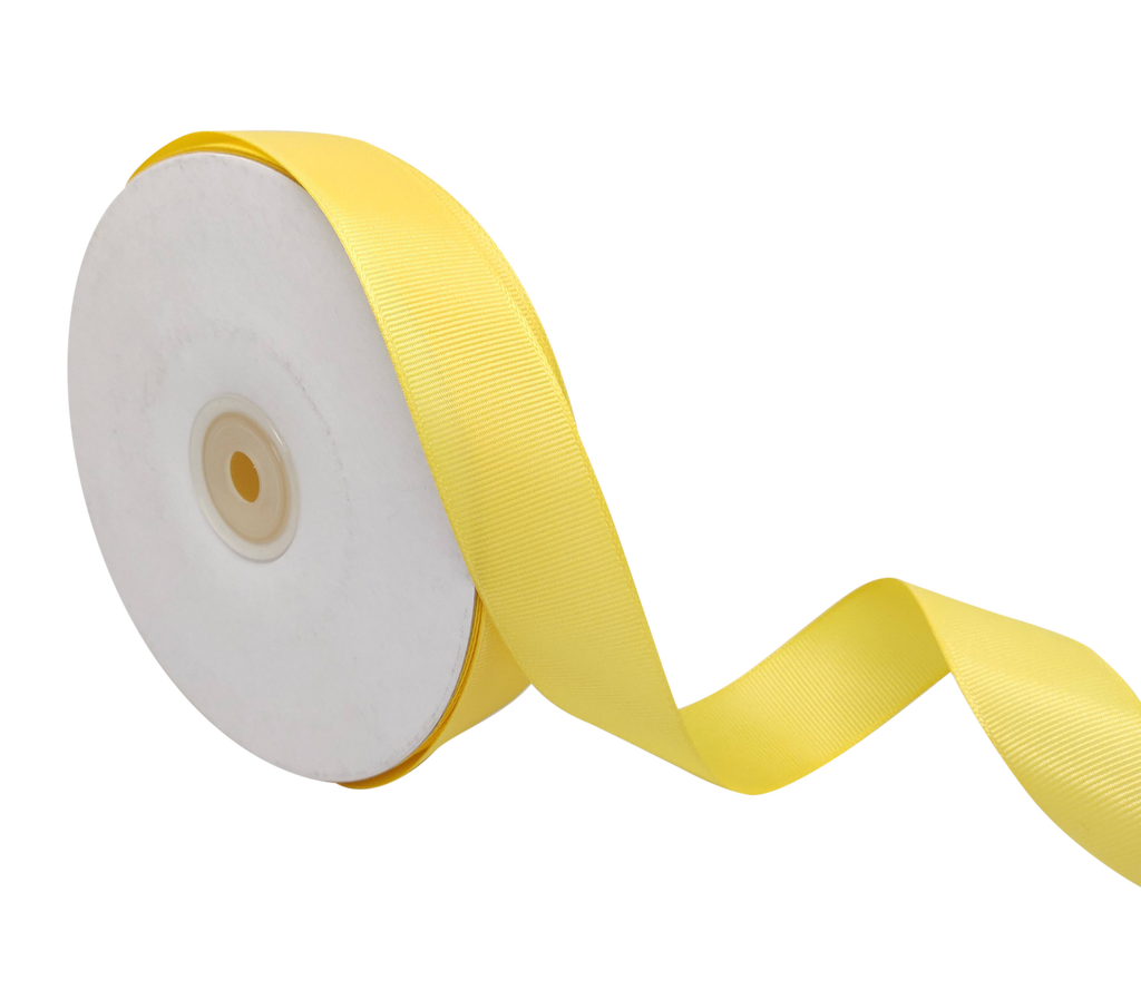 LEMON YELLOW PRIMO GROSGRAIN RIBBON (25MM | 45MTR)