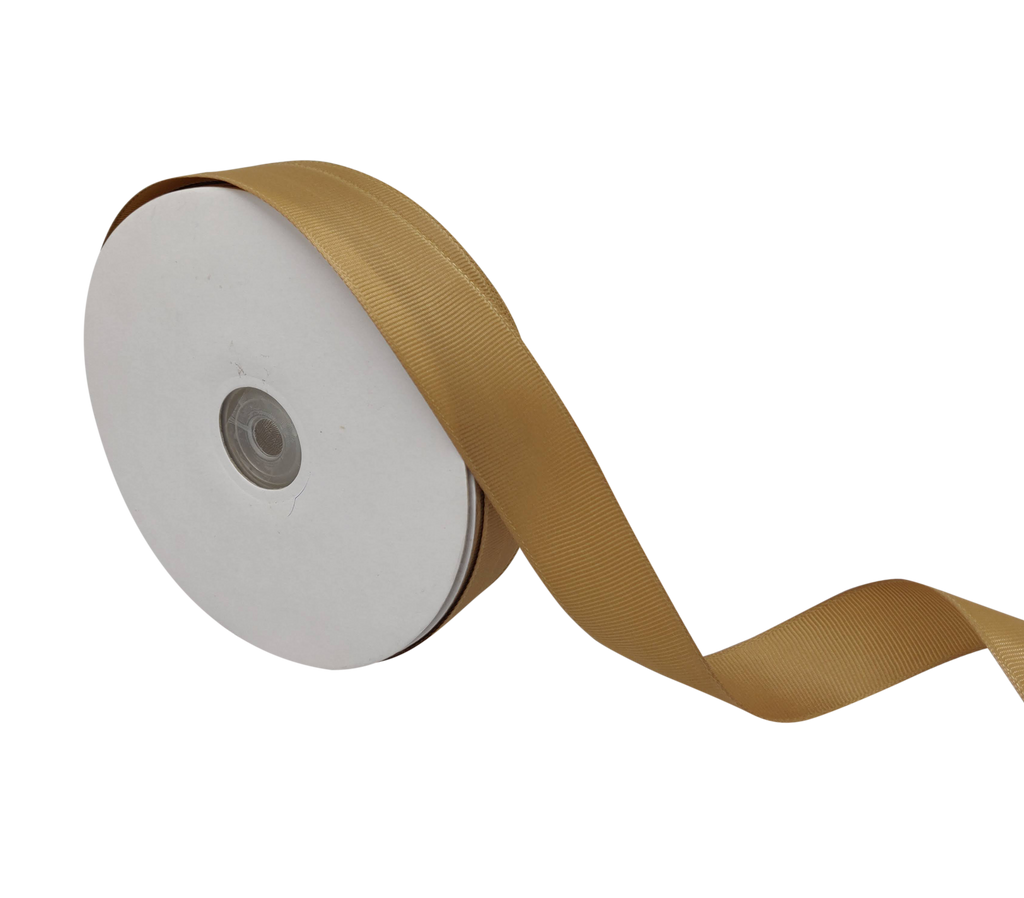 GOLD PRIMO GROSGRAIN RIBBON (25MM | 45MTR)