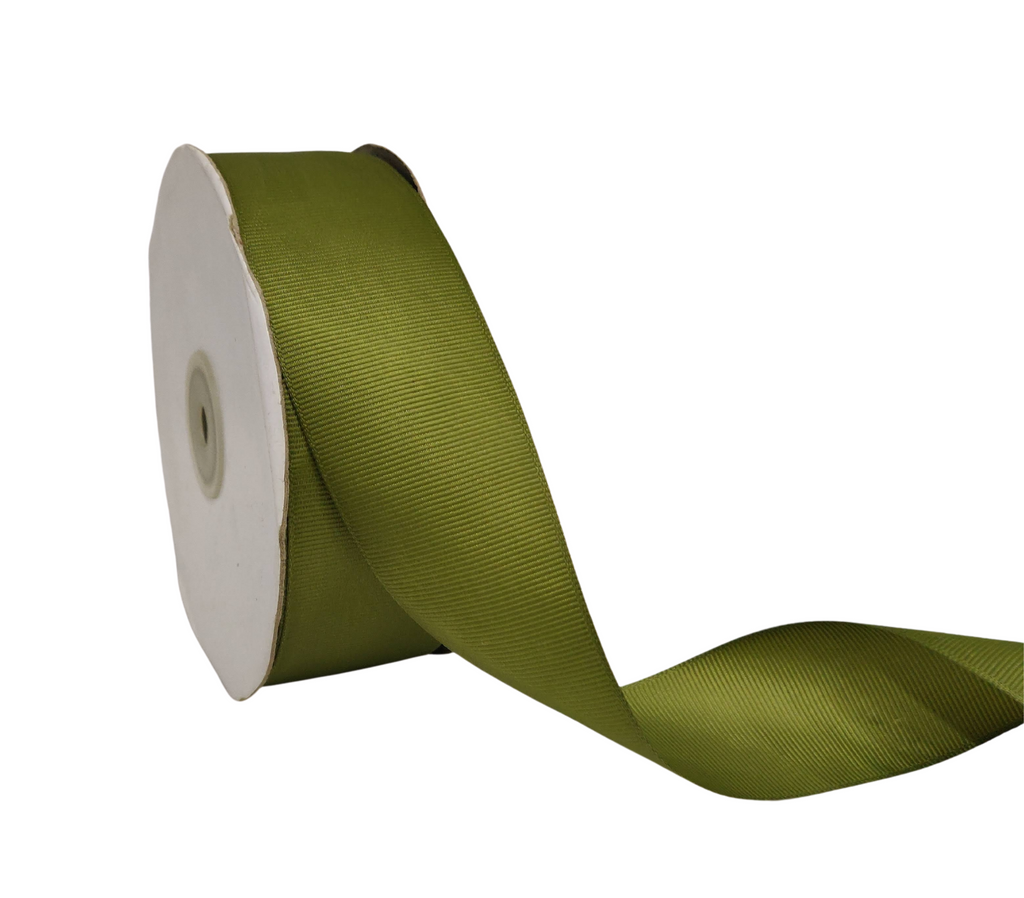 OLIVE GREEN PRIMO GROSGRAIN RIBBON (38MM | 45MTR)