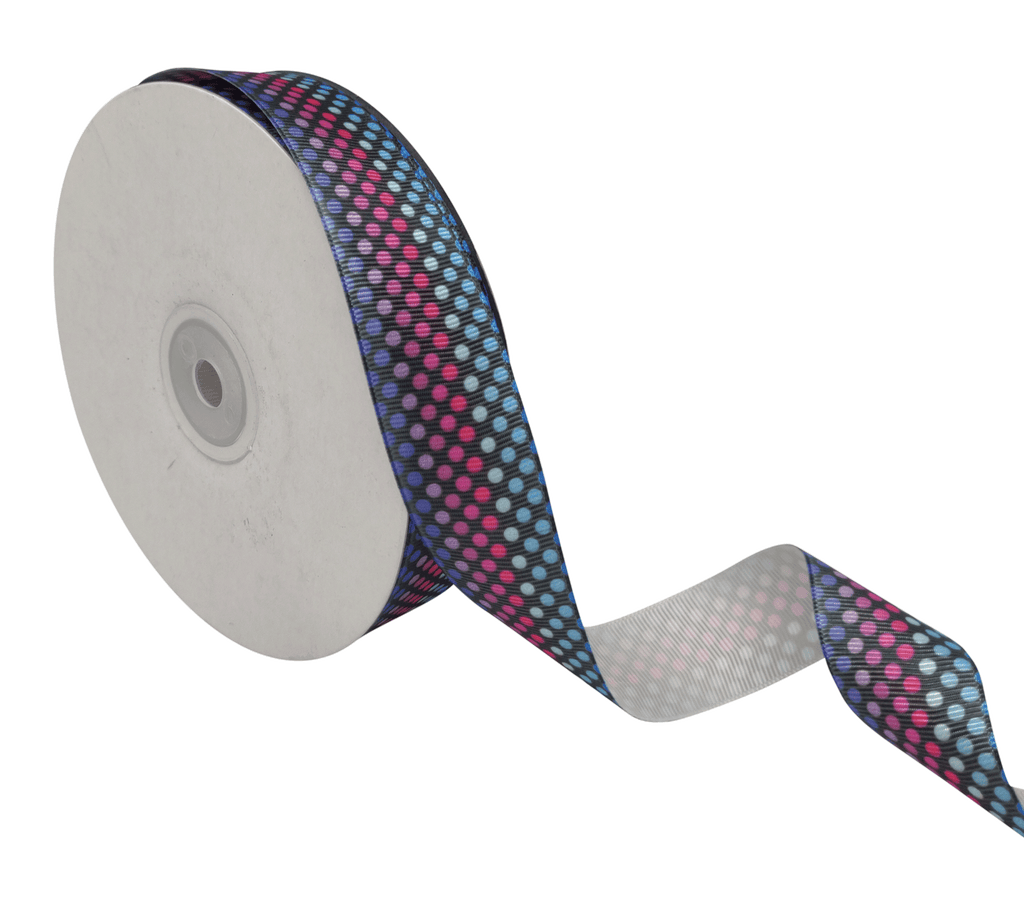 GRADIENT DOTS RIBBON (25 MM)