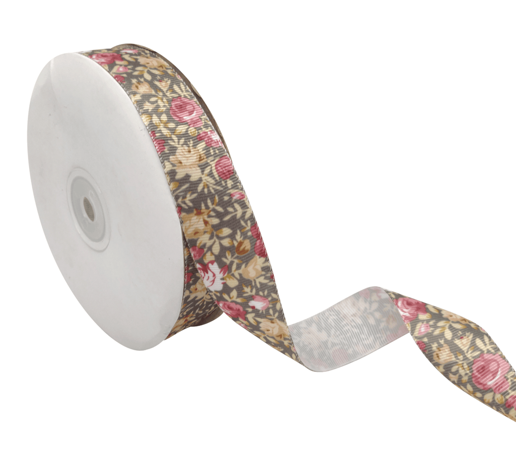 PASTEL FLORAL RIBBON (25 MM)