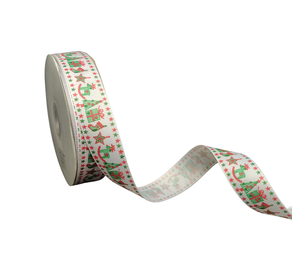 CHRISTMAS GROSGRAINRIBBON (25 MM)