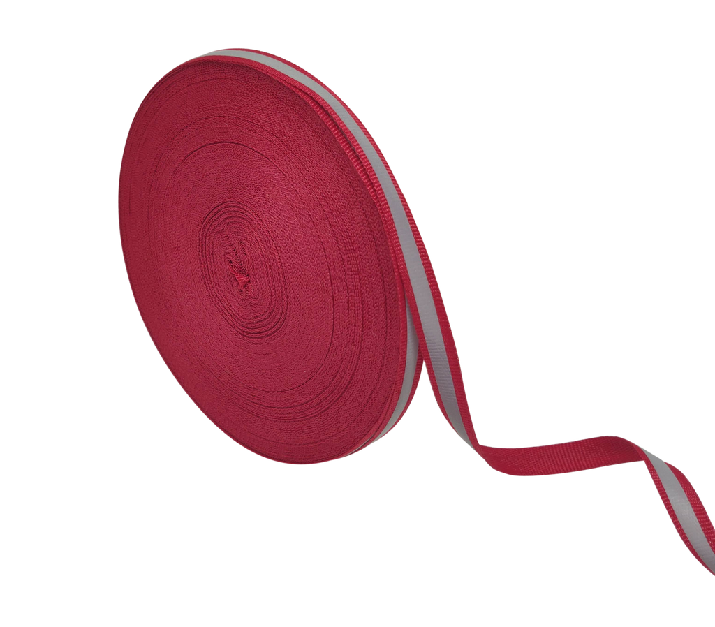 RED REFLECTIVE RIBBON (10 MM)