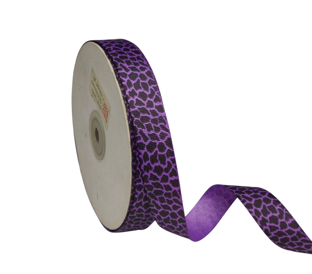 LIGHT PURPLE ANIMAL PRINT RIBBON (20 MM)