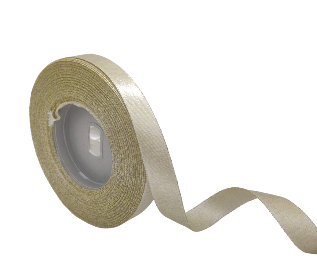 GOLD ZARI SATIN RIBBON (13 MM)