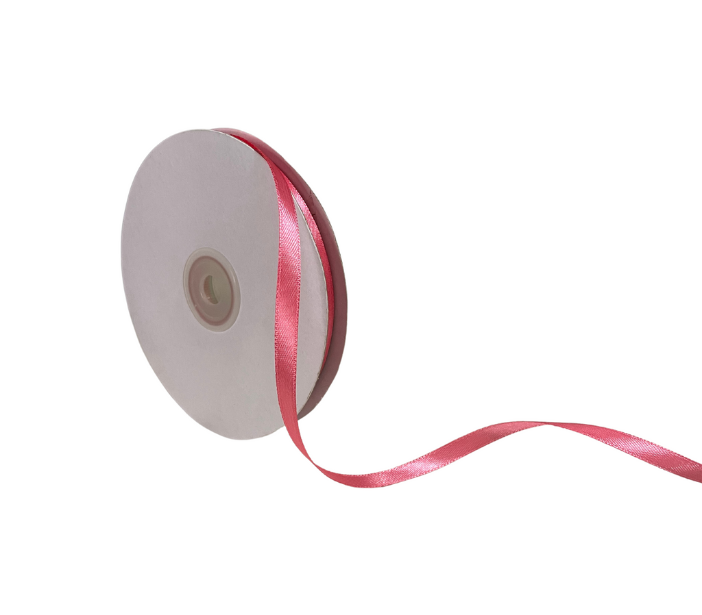 ROSE PINK LUXE SATIN RIBBON (06MM | 45MTR)