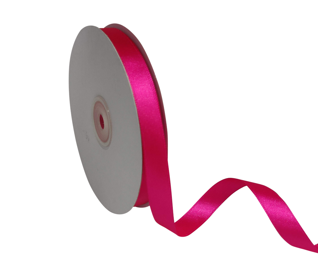 HOT PINK LUXE SATIN RIBBON (13MM | 45MTR)
