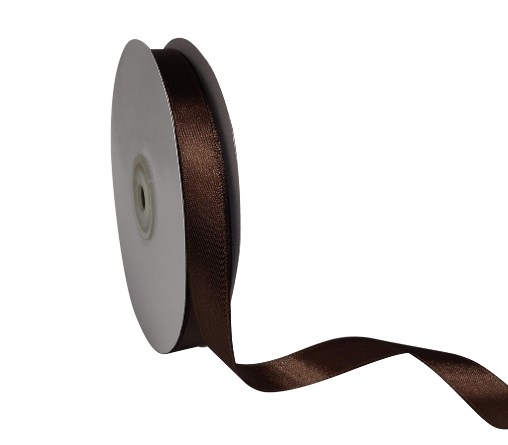 COFFEE BROWN LUXE SATIN RIBBON (13MM | 45MTR)