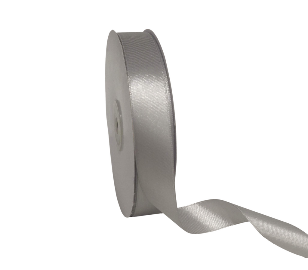 SILVER LUXE SATIN RIBBON (20MM | 45MTR)