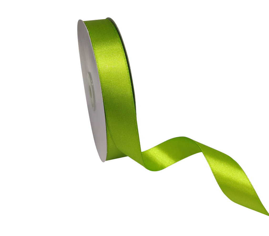 LEAF GREEN LUXE SATIN RIBBON (20MM | 45MTR)