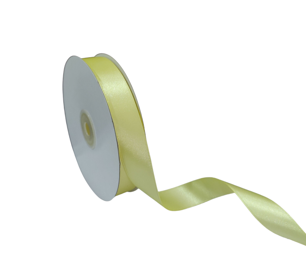 PASTEL YELLOW LUXE SATIN RIBBON (20MM | 45MTR)