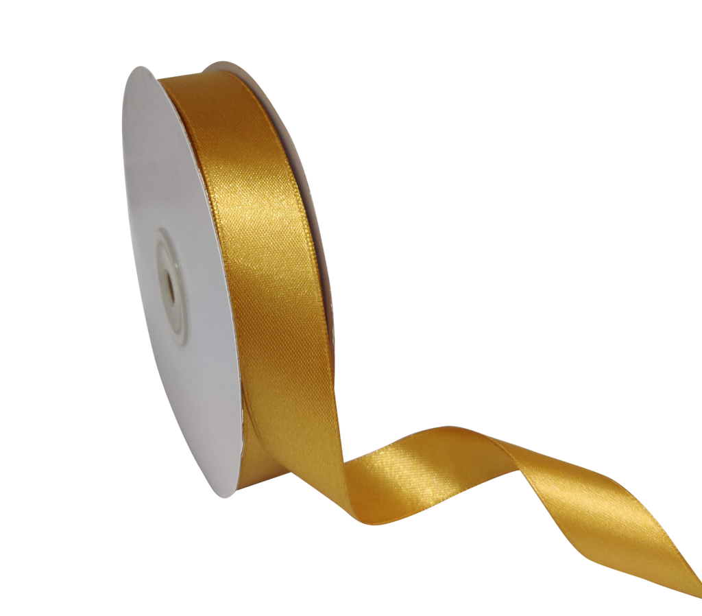 BRIGHT GOLD LUXE SATIN RIBBON (20MM | 45MTR)