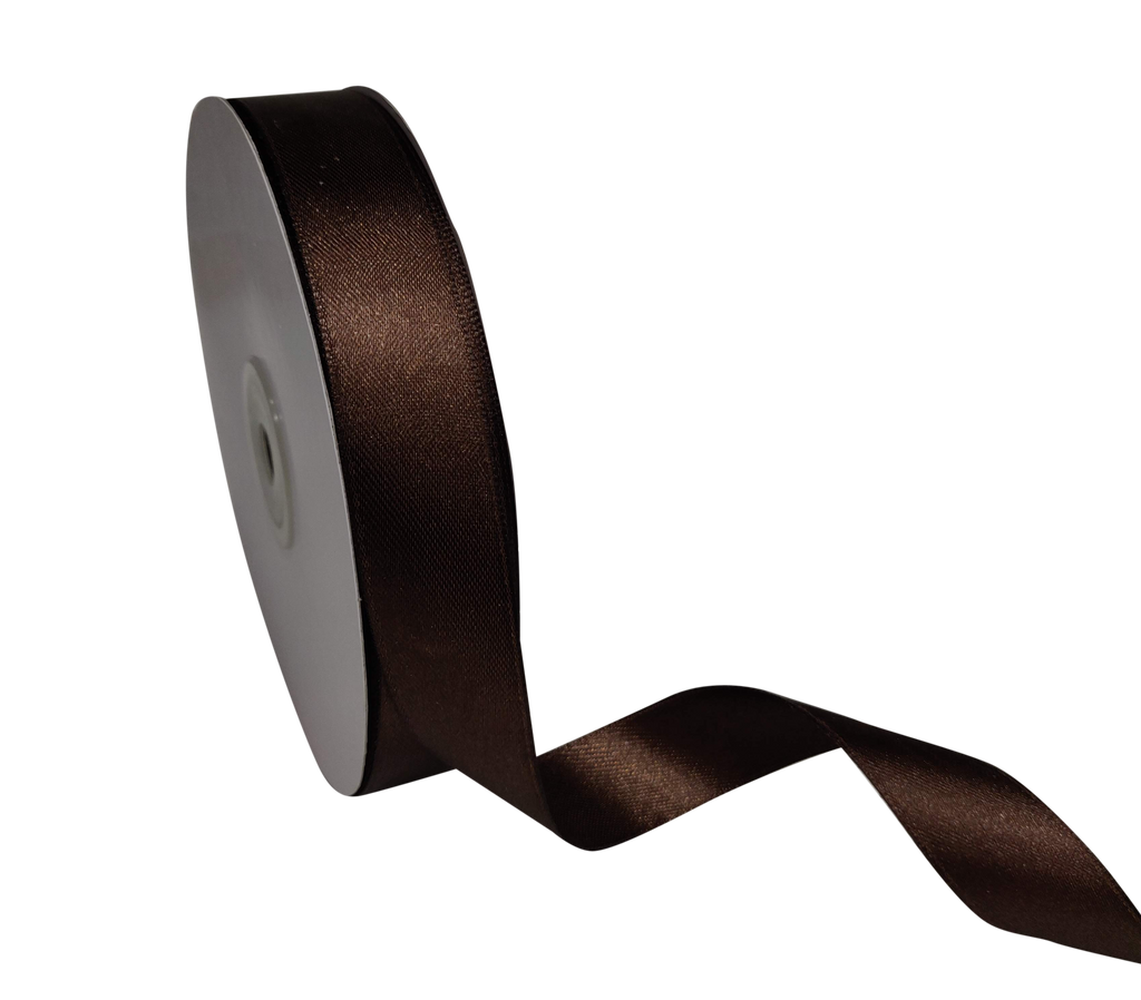 COFFEE BROWN LUXE SATIN RIBBON (20MM | 45MTR)