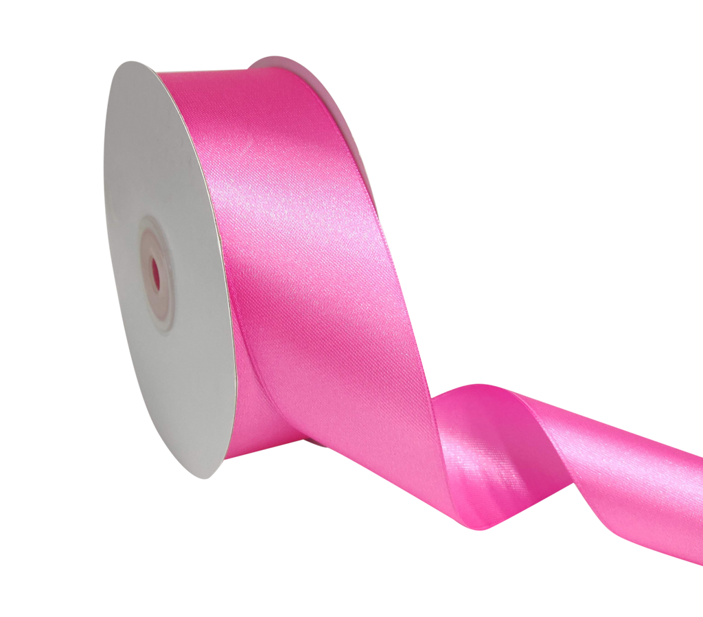 BRIGHT PINK LUXE SATIN RIBBON (38MM | 45MTR)