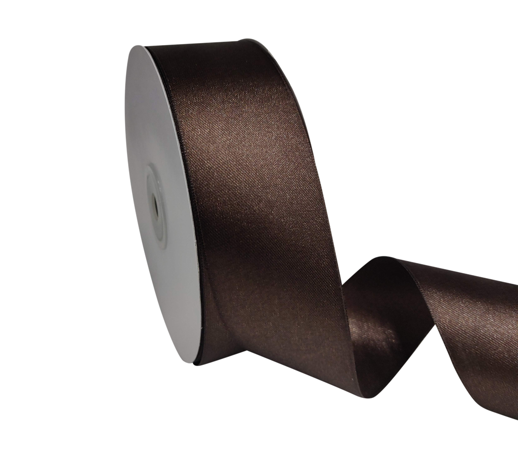 COFFEE BROWN LUXE SATIN RIBBON (38MM | 45MTR)