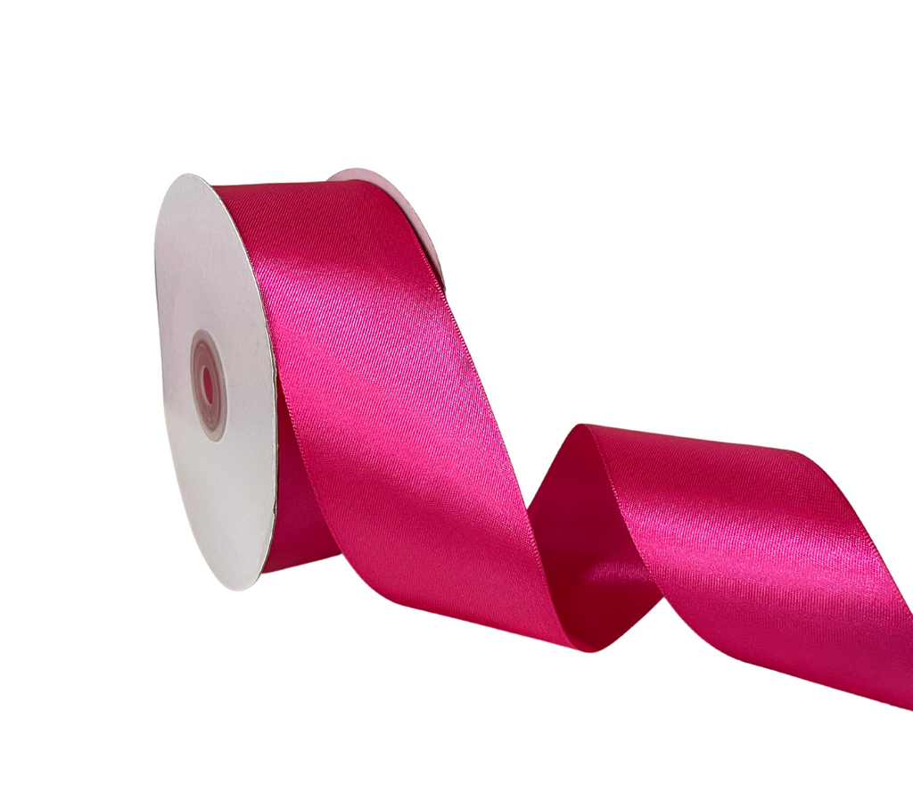 HOT PINK LUXE SATIN RIBBON (50MM | 45MTR)