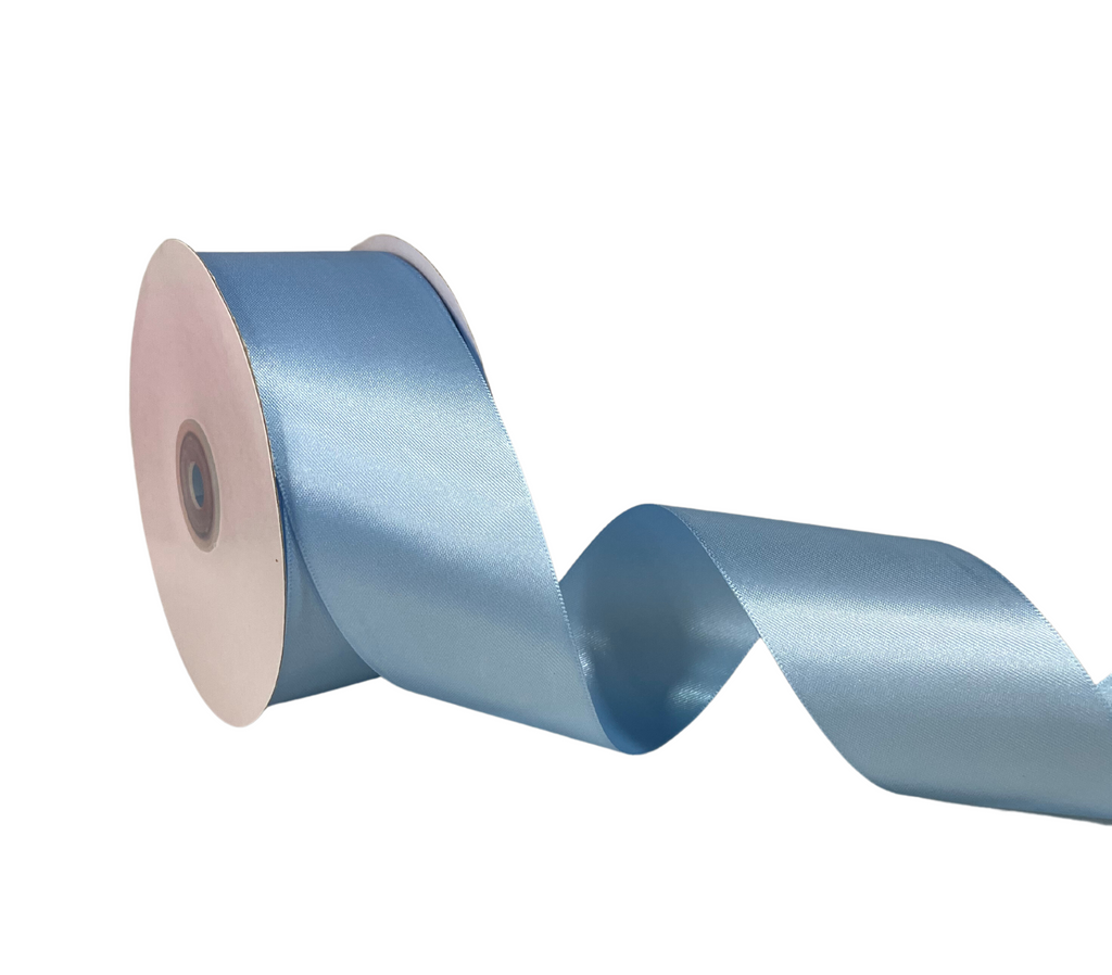 BABY BLUE LUXE SATIN RIBBON (50MM | 45MTR)