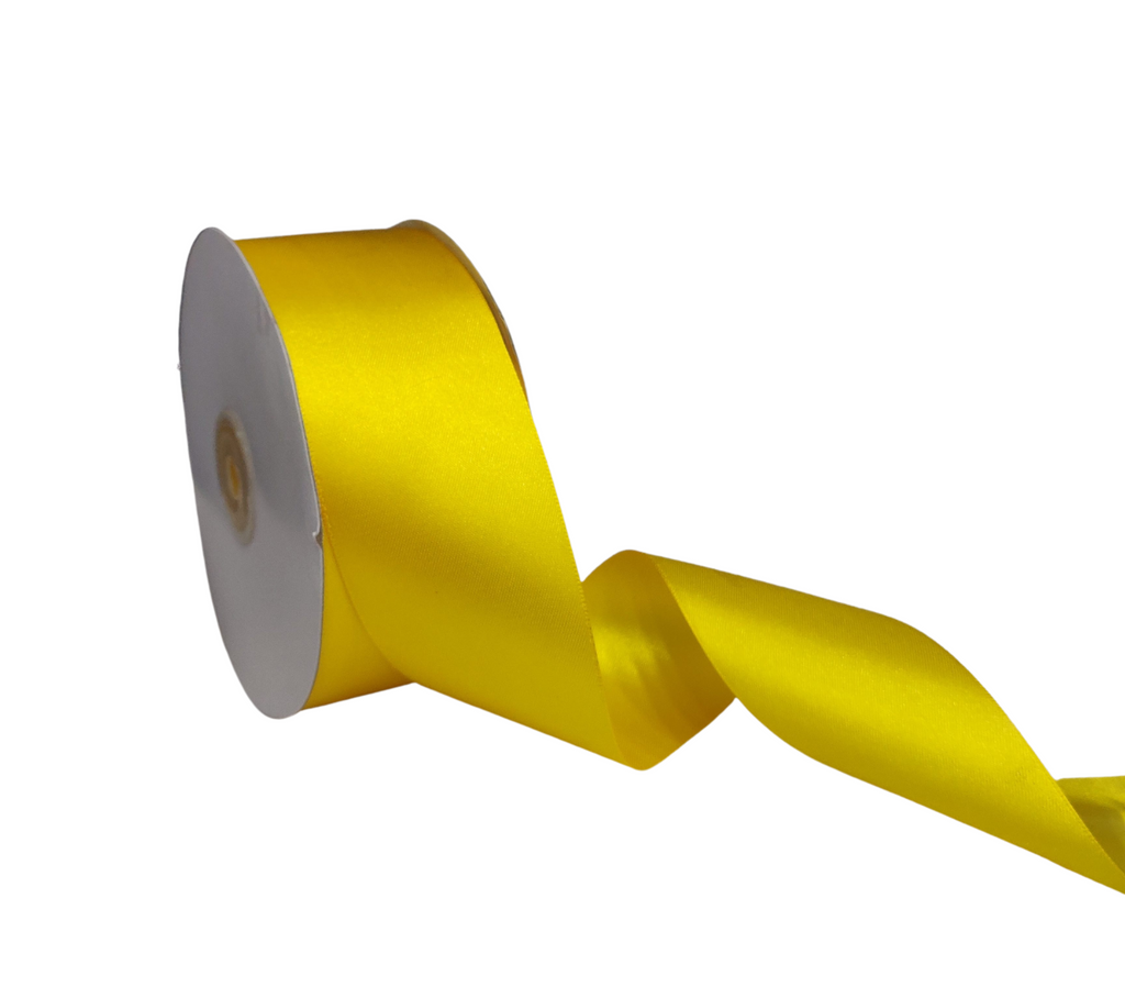 YELLOW LUXE SATIN RIBBON (50MM | 45MTR)