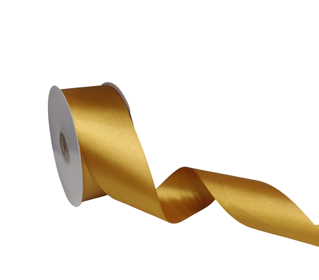 BRIGHT GOLD LUXE SATIN RIBBON (50MM | 45MTR)