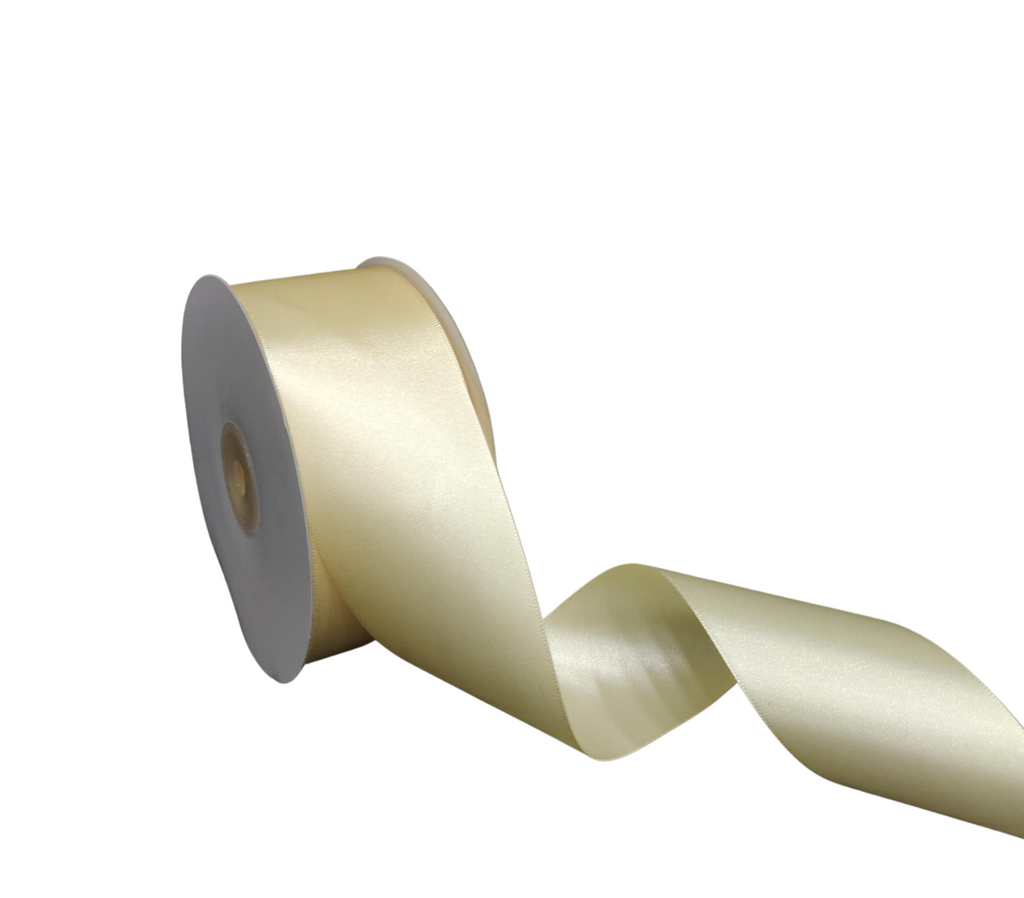 CREAM LUXE SATIN RIBBON (50MM | 45MTR)