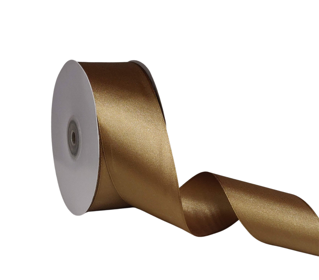 ANTIQUE GOLD LUXE SATIN RIBBON (50MM | 45MTR)